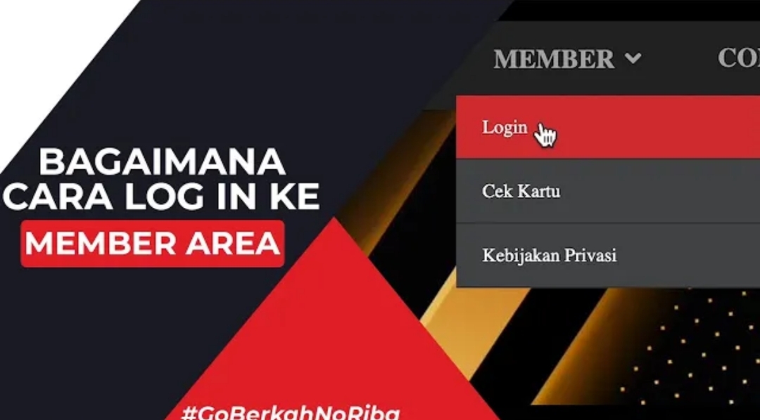 Tutorial Login Member Area